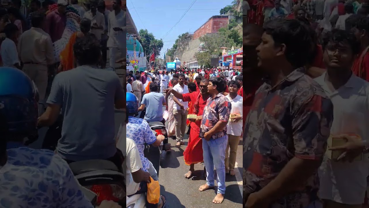 #So much croud in durga amma temple #in vijayawada our adda