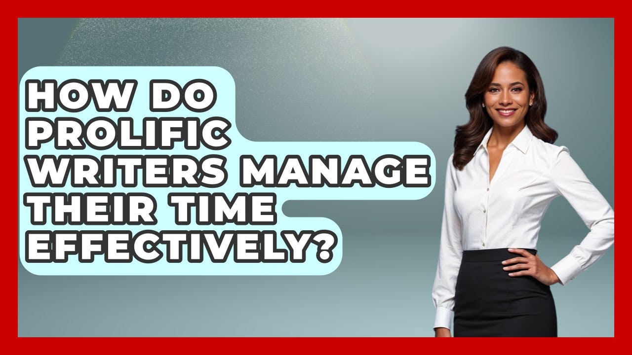 How Do Prolific Writers Manage Their Time Effectively? - The Storytellers Room