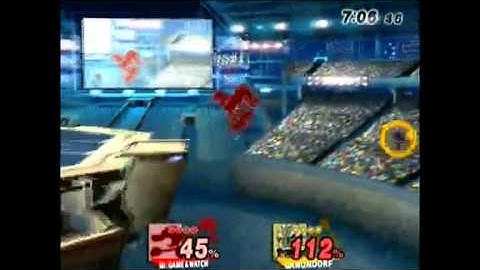 m3t (Mr. Game and Watch) vs. Amp (Ganondorf)