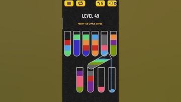 Water sort puzzle level 49