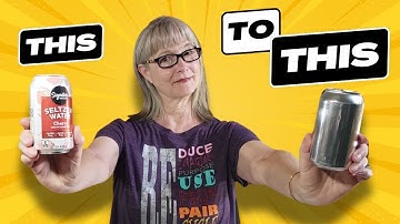 3 Simple Methods For Removing Print From Soda Cans