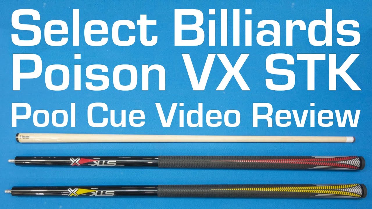 Poison VX STK Pool Cue Video Review by Select Billiards