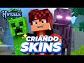 criei ENDERMAN e CREEPER no HYTALE🫢 #hytale #minecraft #shorts #enderman #creeper