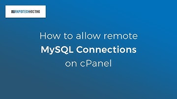 How To Allow Remote MySQL Connections On cPanel