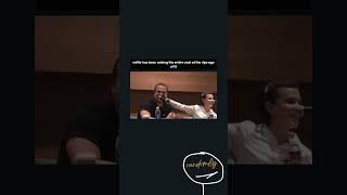 david acts like an embarrassing dad #strangerthings #netflix #interview #millie #david #shorts #edit