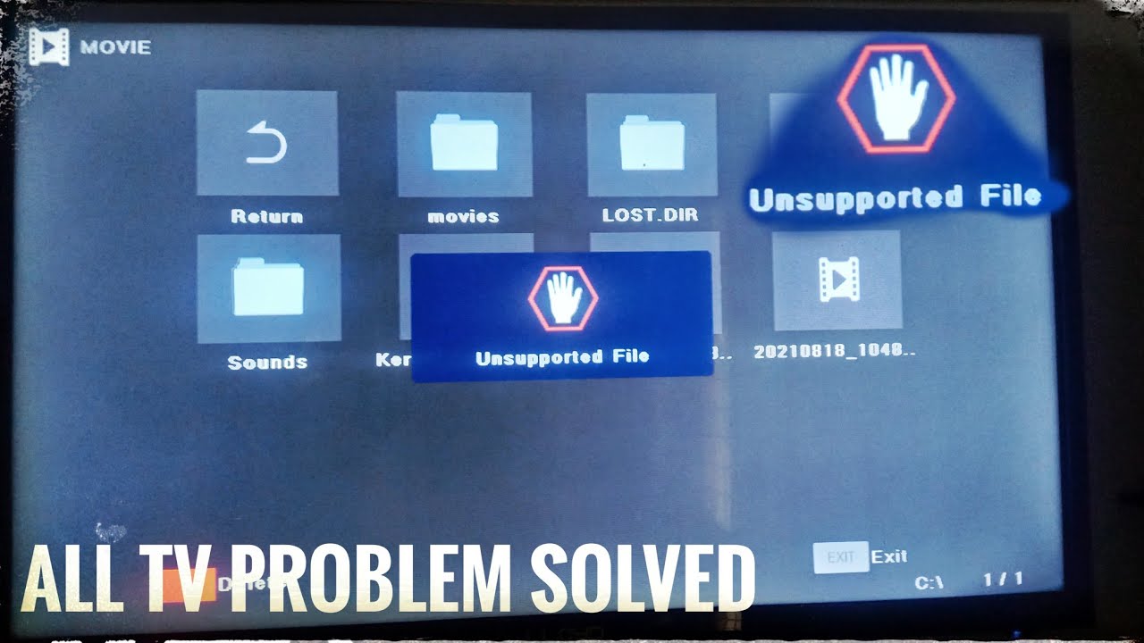 Unsupported file problem fixUnsupported file fix in tv Malayalam ct47