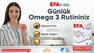 New Life Efa Balık Yağı İçeren Besin Takviyesi Güçlü Omega-3 Desteğiyle Sağlığınızı Koruyun