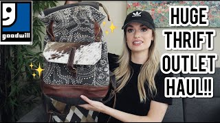 HUGE 30+ ITEM Cumulative Houston Thrift Outlet Haul to Resell for a Profit $$ on Poshmark!!