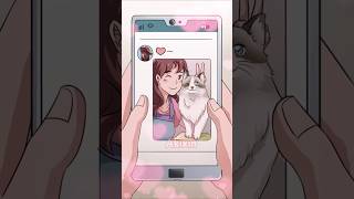 Mission Impossible:Taking a Photo with My Cat! #cat #shorts #animation
