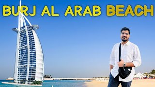 Burj Al Arab Beach walk [4K] || Dubai Famous Place to Visit || Free entry || Medventures