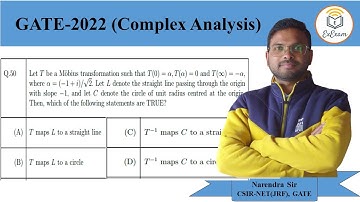 GATE-50 Mathematics(MA) || Complex Analysis || Question No. 50
