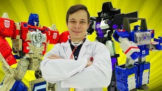Трансформеры с Доктором Ой все серии подряд. Мультики про машинки Трансформеры с Доктором Ой все серии подряд. Мультики про машинки
