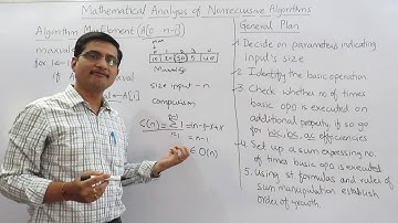 1.5 Analisis Matematika Algoritma Non Rekursif