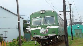 岳南電車 8000形「吉原行き」本吉原駅付近通過[元/京王3000系]