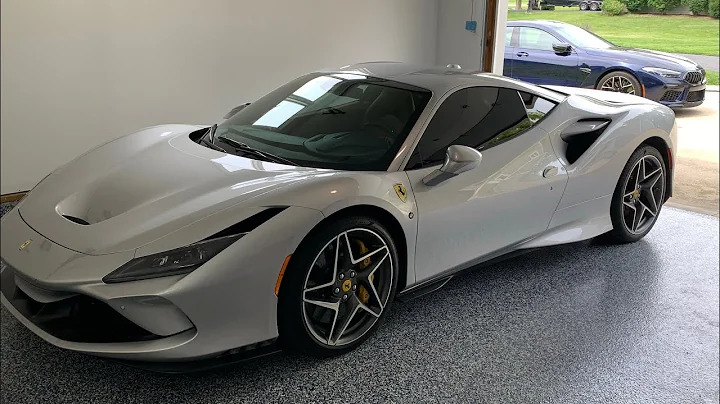 Ferrari F8 Tributo sights & sounds: Cold start, drive by, revs!