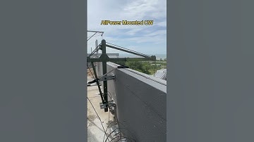 AllPower Mouted Wall and Counterweight system #gondola #wall #counterweight