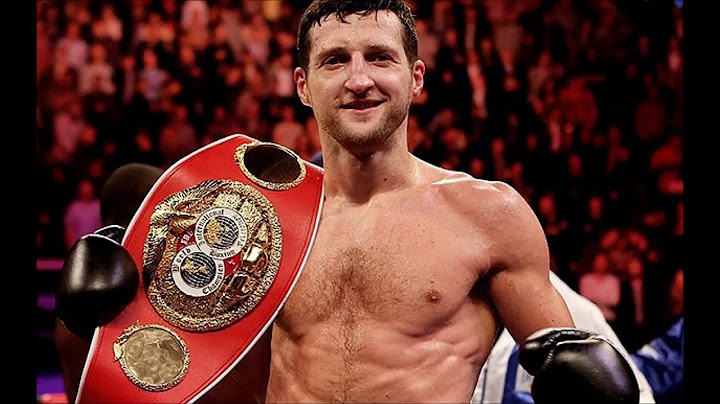 Froch Still Confident He Would Have Knocked Joe Calzaghe Out