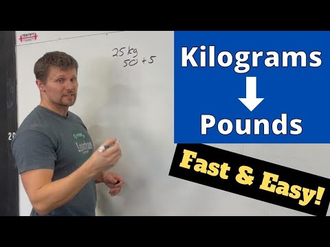 Video: Metric Weight Table para sa Pounds at Kilograms