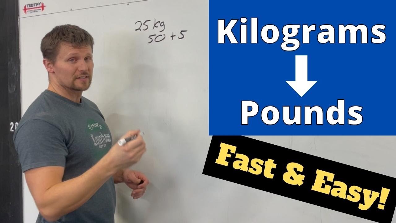 How To Convert Kilograms To Pounds Fast - Easy Math Trick!