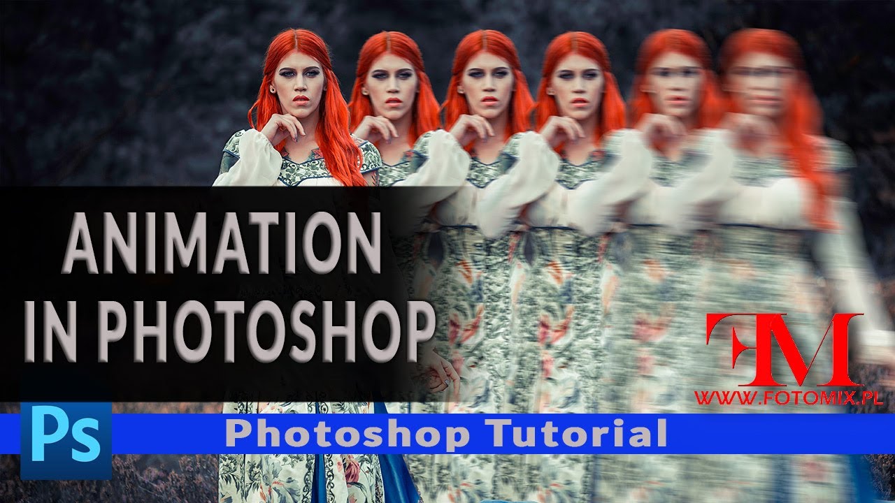 How to make a photo animation in Photoshop - YouTube