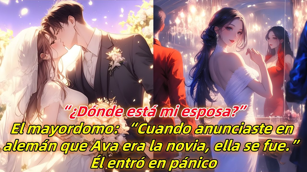 “¿Dónde está mi esposa?”Mayordomo: “Cuando dijiste en alemán que Ava era la novia, ella se fue.”