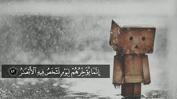 لكل مظلوم ( مواساة ) تلاوة خاشعة جدا 💞
