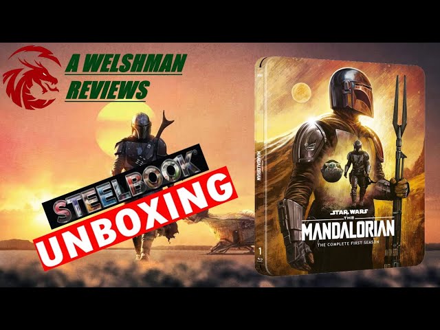 The Mandalorian: The Complete First Season Blu-ray SteelBook Unboxing 