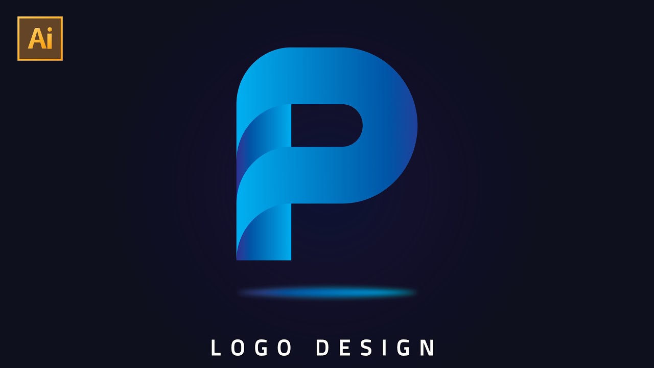 HƯỚNG DẪN THIẾT KẾ LOGO CHỮ P BẰNG ADOBE ILLUSTRATOR |... - youtube
