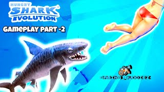 HUNGRY SHARK EVOLUTION | TIGER SHARK GAMEPLAY PART-2 | GAMING BUDDIEZ