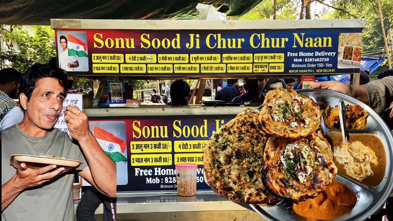 Sonu Sood Ji Chur Chur Naaan | Inspired by Sonu Sood | Mayur vihar | East delhi | delhi food