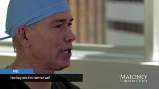 PRK: How long does the correction last?