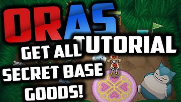 GET ALL SUPER SECRET BASE GOODS and CLONING in Pokemon Omega Ruby and Alpha Sapphire Powersaves