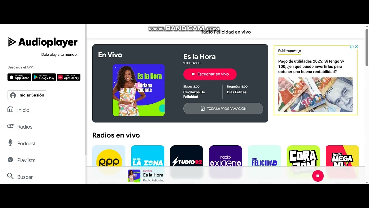 Radio Felicidad Me Siento Bien 88.9 FM Comercial (25/03/2025)