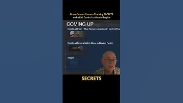 Green Screen Camera Tracking Secrets (And a LIE!)  #unrealengine #davinciresolve
