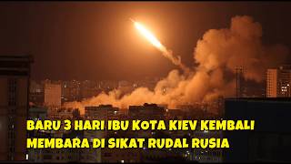 UKRAINIAN CAPITAL GIVEN NO BREATHING ROOM, ATTACKED AGAIN BY A BARRAGE OF RUSSIAN BALLISTIC MISSI...