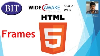 BIT SEM2 Web Chapter 1 Part 8 HTML Frames
