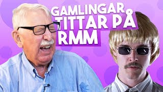 Gamlingar kollar på youtube