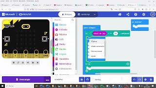 Luz activada por oscuridad microbit CYR3ESOGH 3ESO IES Monterroso screenshot 2