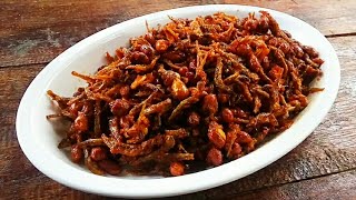 Teri Kacang Balado Kering | Kriuk dan Tahan Lama | Masak di Desa Teri Kacang Balado Kering | Kriuk dan Tahan Lama | Masak di Desa