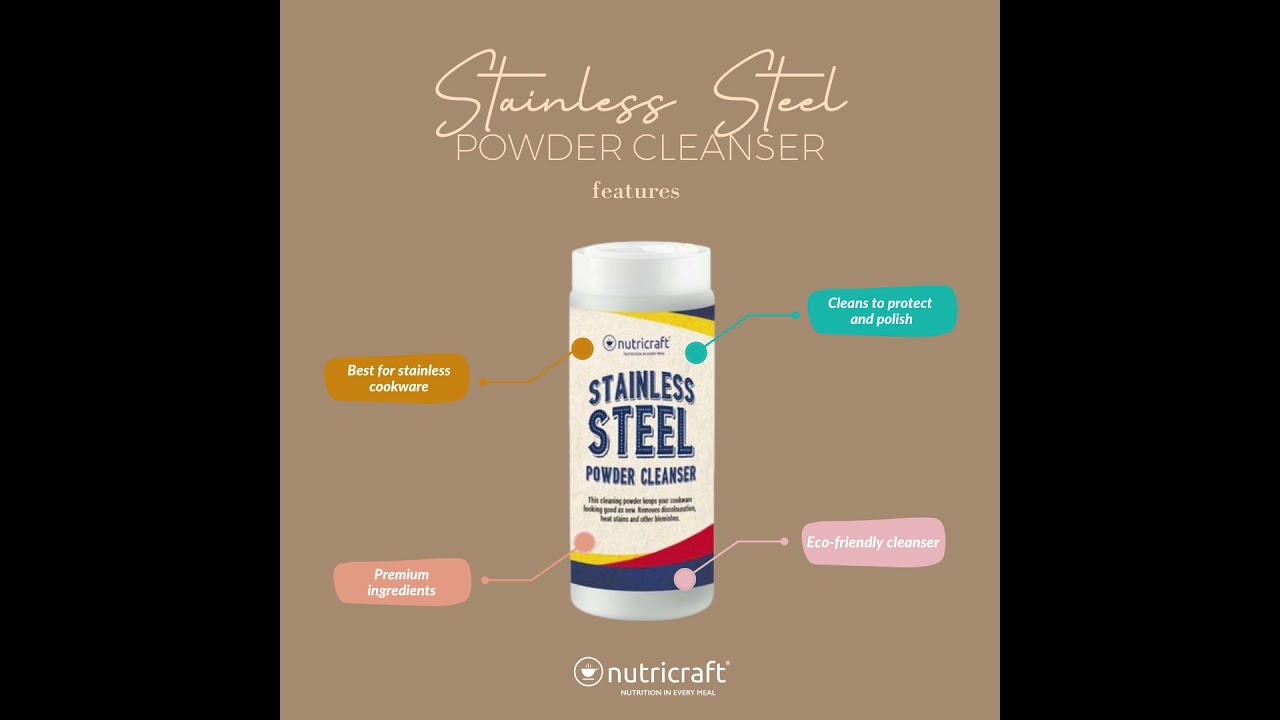 Nutricraft Cookware's Stainless Steel Powder Cleanser