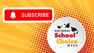Welcome to School Choice Week - celebrate #schoolchoice