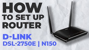 ✅ How to Set Up D-Link DSL-2750E WiFi Router | How to Setup D-LINK N150 DSL-2750E