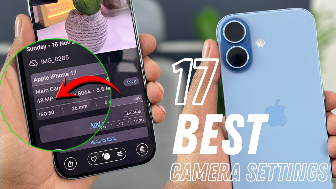 Make Your iPhone DSLR iPhone 17 Best Camera Settings | iPhone 17 Camera Settings For Best Quality | 