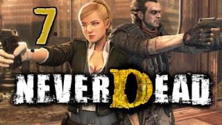 NeverDead Gameplay Walkthrough - Part 7 Police Station BOSS BATTLE PANDA BEAR