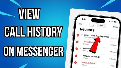 How To Fix Call History Missing On Messenger