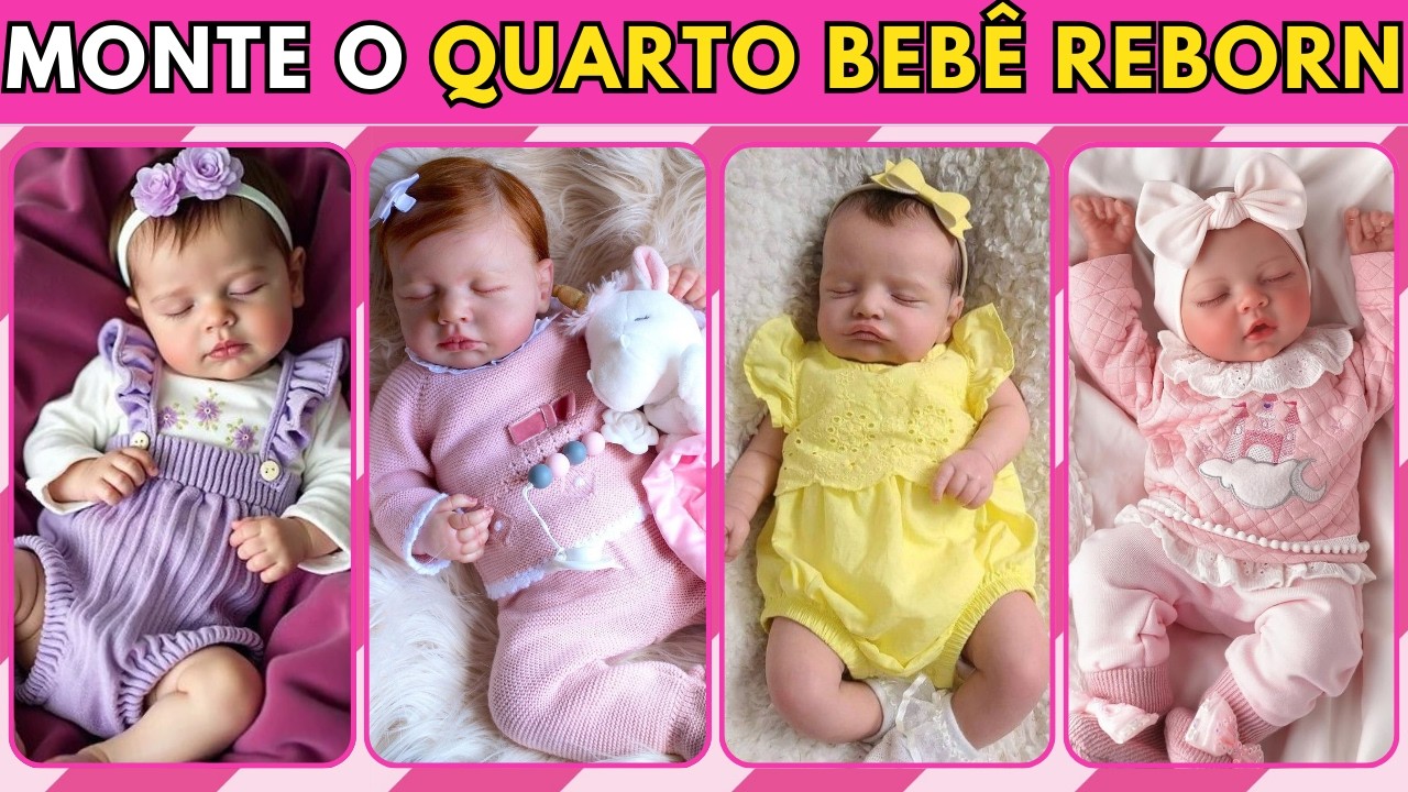 Monte o Quarto dos Sonhos do Seu Bebê Reborn | Quiz Divertido e Interativo