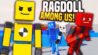 Among Us But With Ragdolls - Fun With Ragdolls The Game 2.0 Funny Moments
