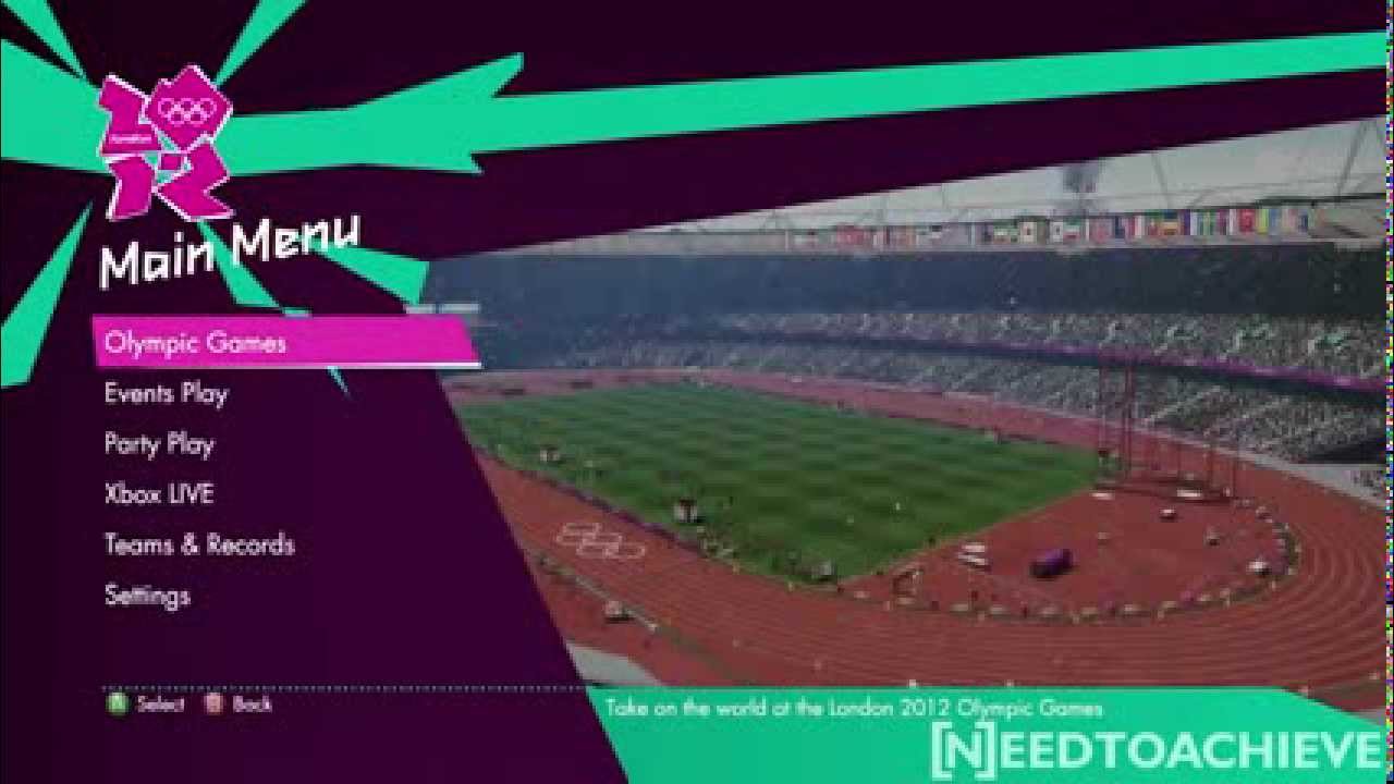 London 2012 Gameplay footage Xbox 360 Lets Play Events