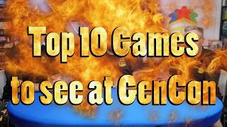 The Top 10 Games we want to see at GenCon 2026