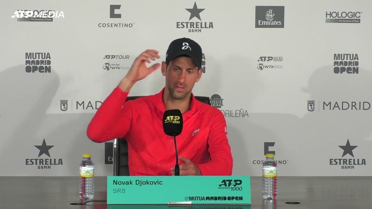 Djokovic praises "courageous" Alcaraz after Madrid Open semi-final loss | Tennis 马德里公开赛 德约科维奇 阿尔卡拉斯